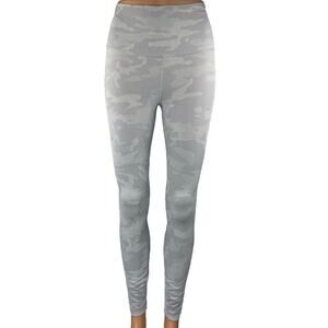 Lululemon Wunder Under Gray Camo Camouflage Skinny Activewear Leggings Pants 4
